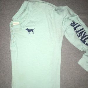 VS PINK LONG SLEEVED SHIRT